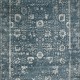 Transitional/Traditional Blue/Navy Wool Area Rug: Mafi Signature Gelato NM-7057 (Hand-Knotted Area Rug)