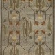 Bohemian Celadon Wool Area Rug: Stickley Rennie Tulip RU-1440 (Hand-Knotted Area Rug)