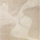 Transitional/Modern Beige/Tan Wool Area Rug: Stickley Spindrift RU-1480 (Hand-Knotted Area Rug)